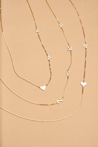 Monogram nyaklánc - 14K arany